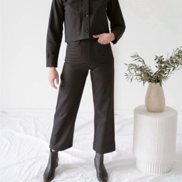 Laude the Label Denim - LAUDE THE LABEL Canvas Straight Pant 0